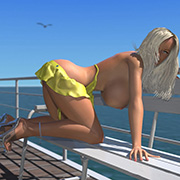 3D boob sucking