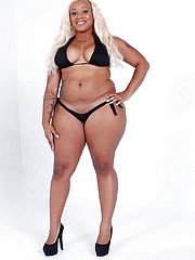 plump black girl