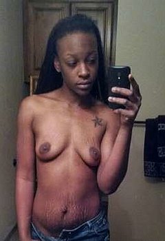 ebony selfie