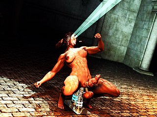 3D Monster Futanari Sample 4