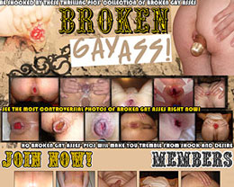 broken gay ass