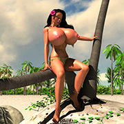 3D huge breast enlargment