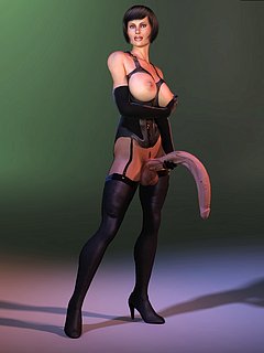 3D Futanari Sample 2